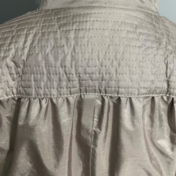 Fleet Street Trench Rain Coat Long Sleeve Beige Woman Size 10 - Picture 4 of 11